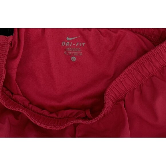 Nike Dri-FIT Pink & Black Lined Running Gym Workout Shorts Women's Size XS - Picture 3 of 4